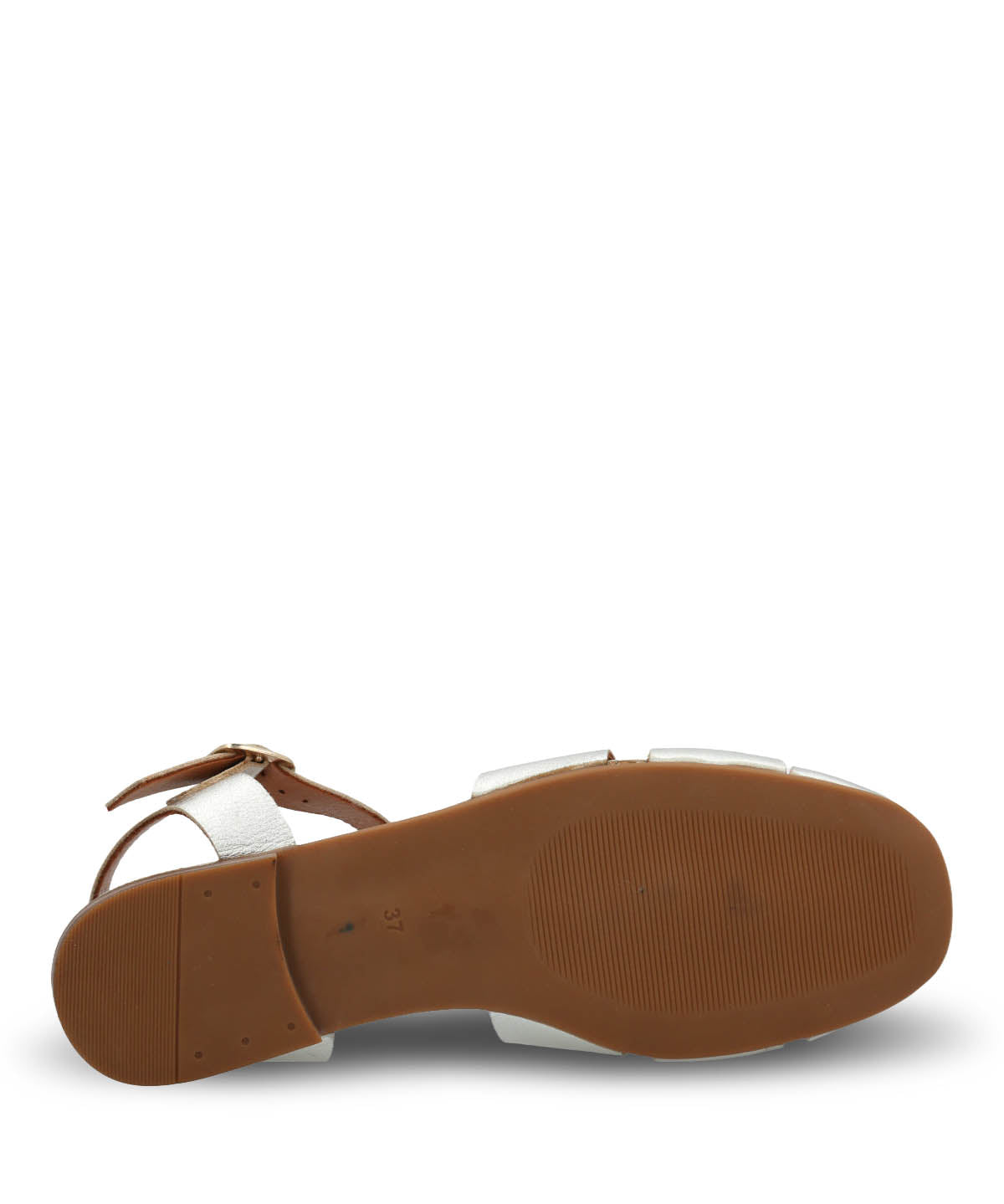 Sandalia Cuero Mujer Testana Metalizada Hush Puppies | Hush Puppies