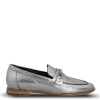 Mocasin Cuero Mujer Madsen Metalizado Hush Puppies | Hush Puppies