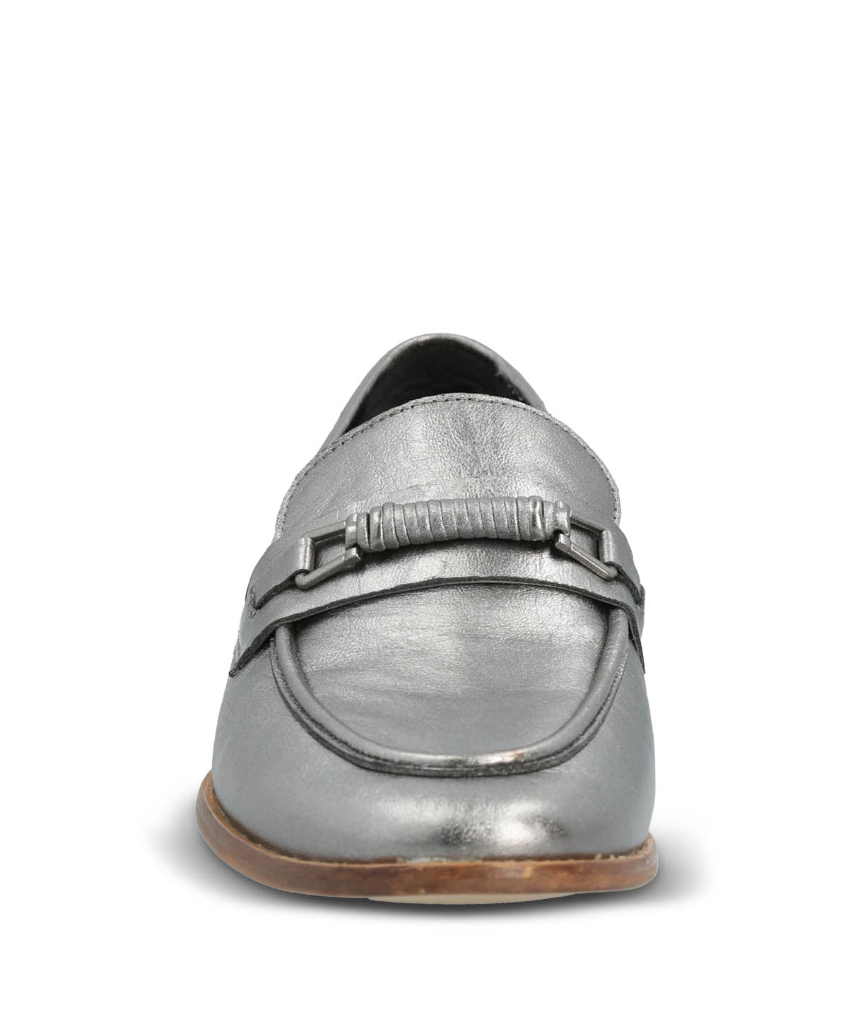 Mocasin Cuero Mujer Madsen Metalizado Hush Puppies | Hush Puppies