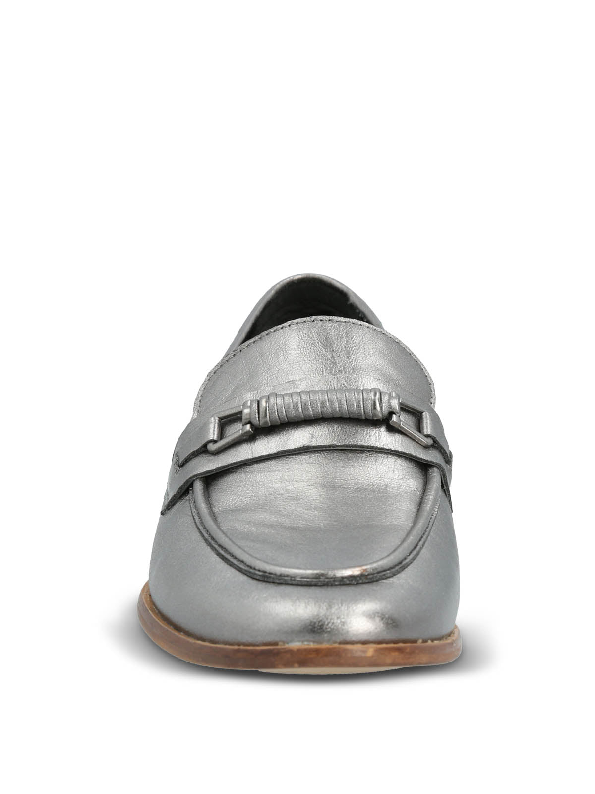 Mocasin Cuero Mujer Madsen Metalizado Hush Puppies | Hush Puppies