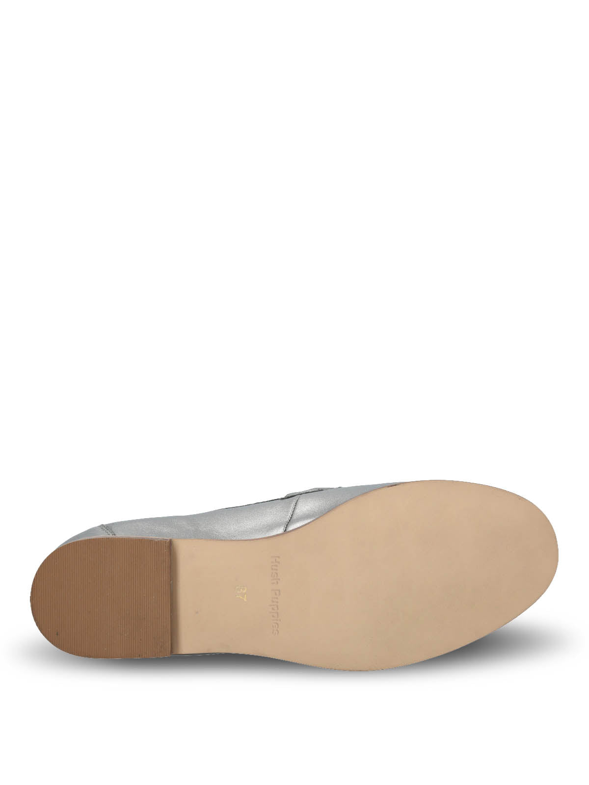 Mocasin Cuero Mujer Madsen Metalizado Hush Puppies | Hush Puppies