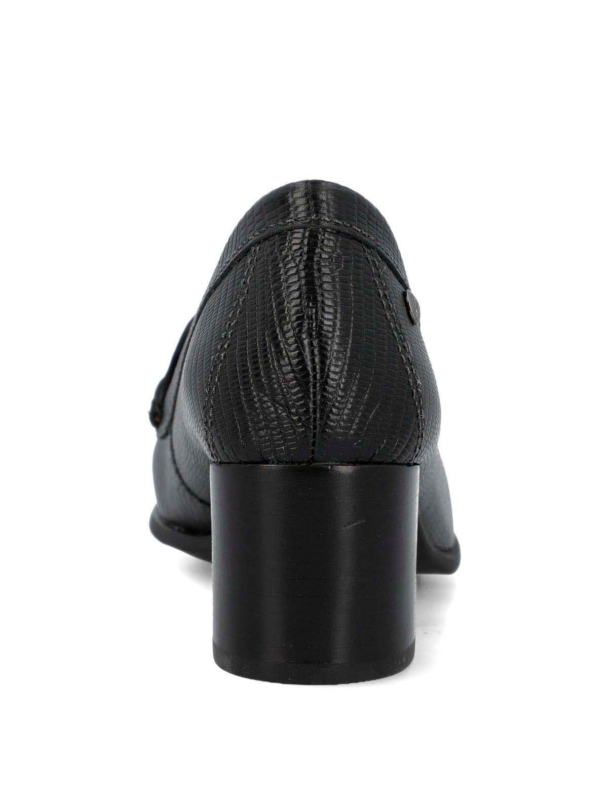 Zapato Cuero Mujer Cardi Negro