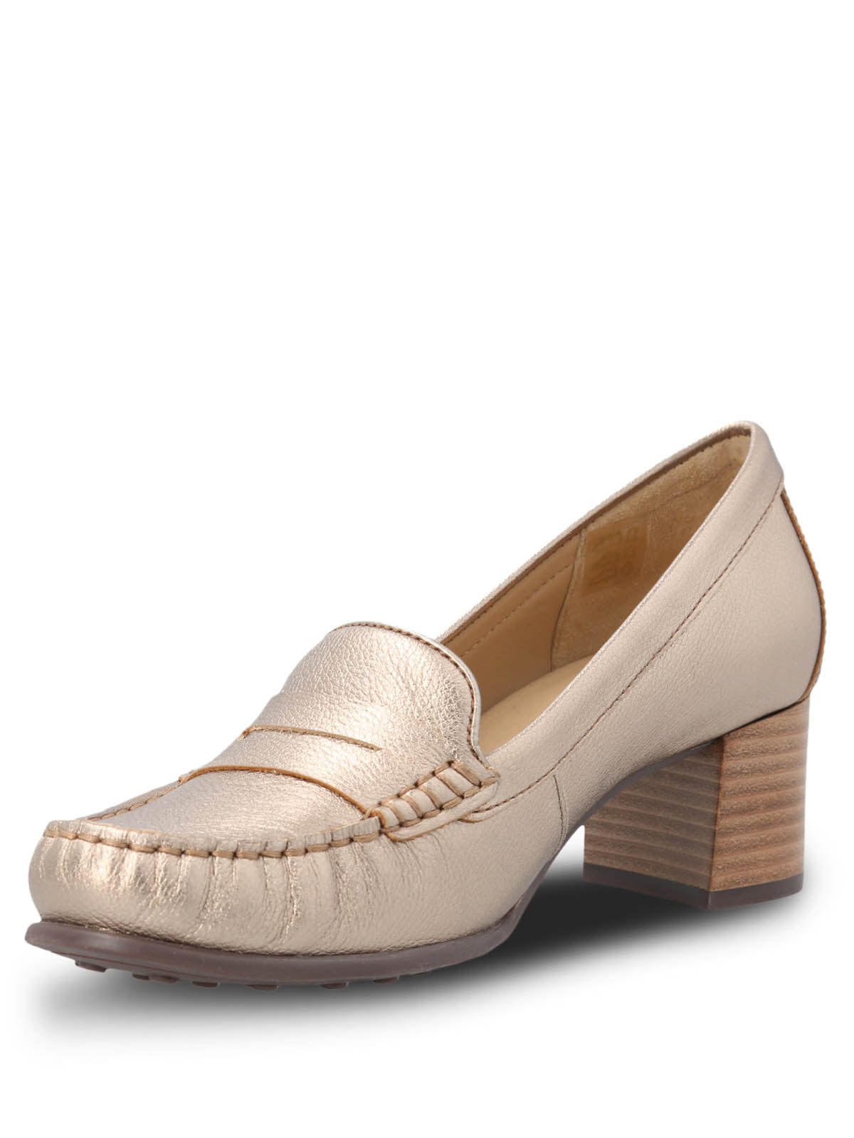 Zapato Cuero Mujer Cardi Metalizado Hush Puppies | Hush Puppies