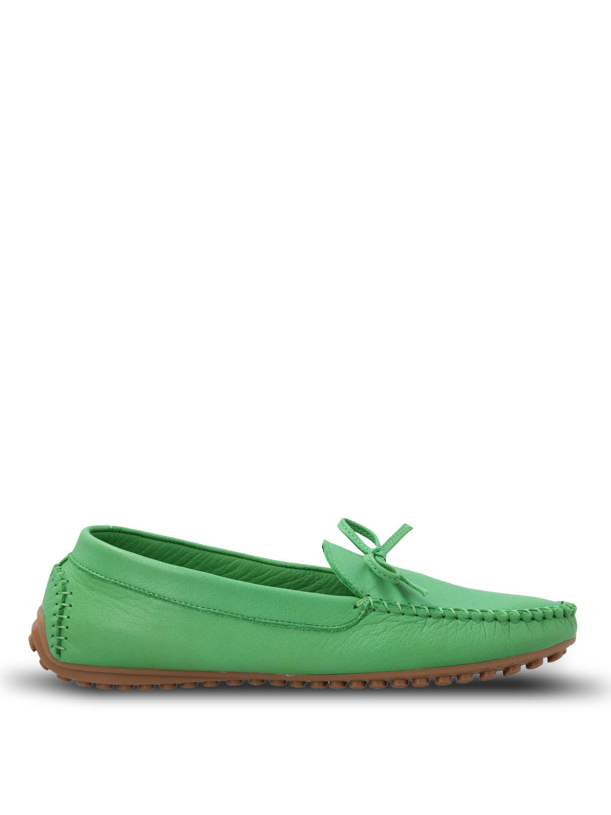 Mocasin Cuero Mujer Tado Verde Hush Puppies | Hush Puppies