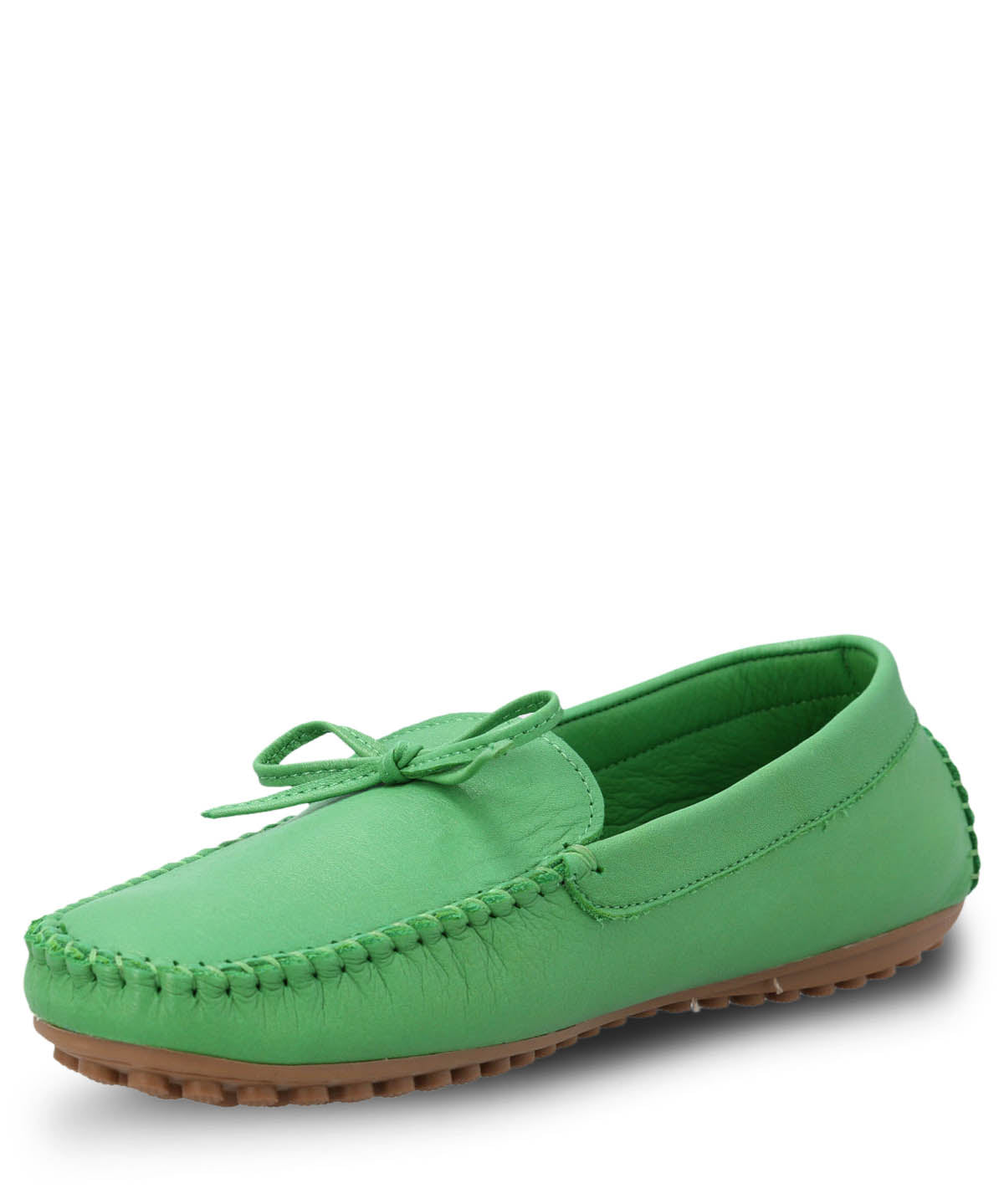 Mocasin Cuero Mujer Tado Verde Hush Puppies | Hush Puppies