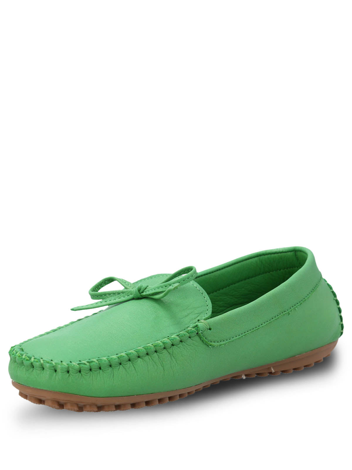 Mocasin Cuero Mujer Tado Verde Hush Puppies | Hush Puppies