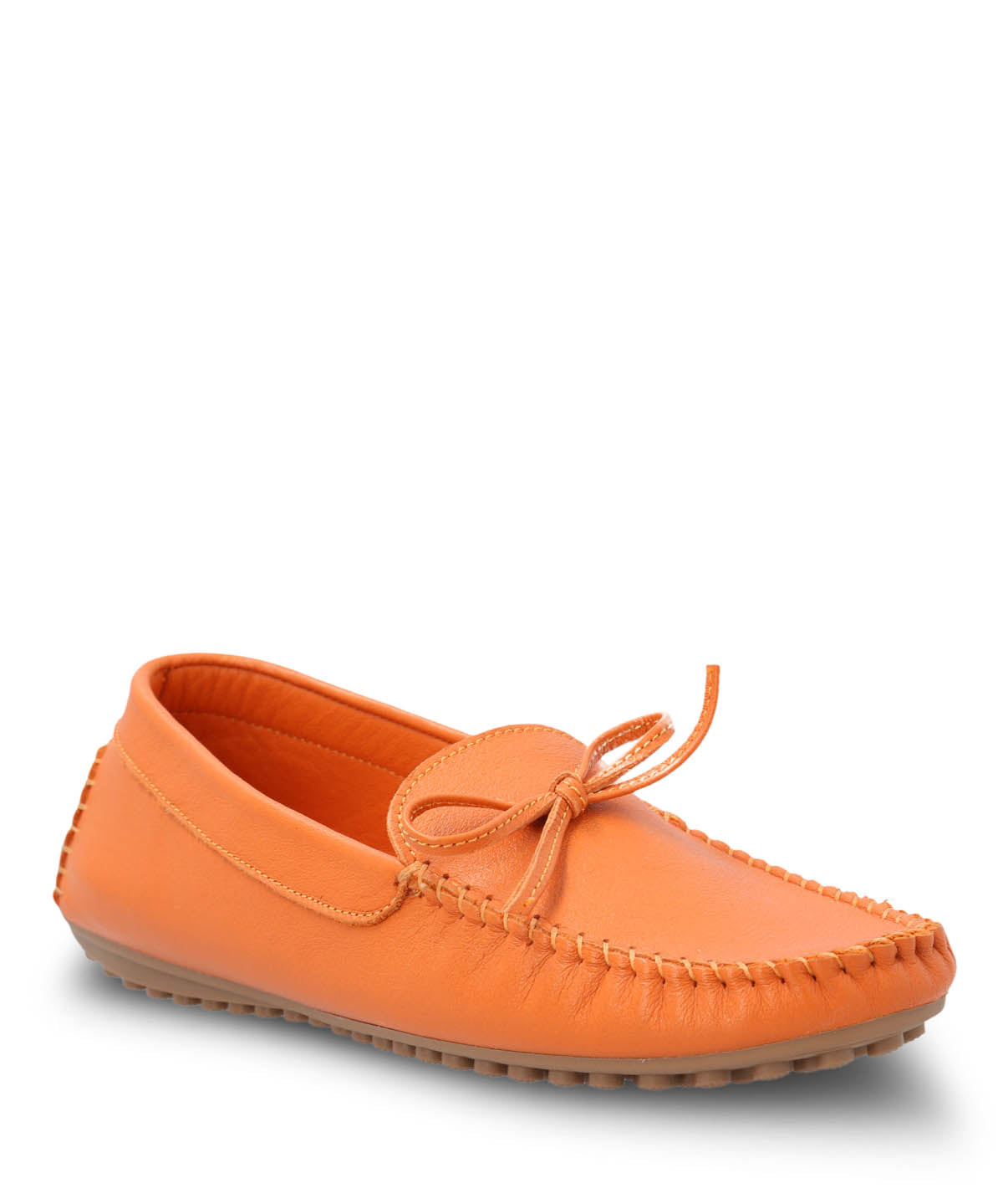 Mocasin Cuero Mujer Tado Naranjo Hush Puppies | Hush Puppies