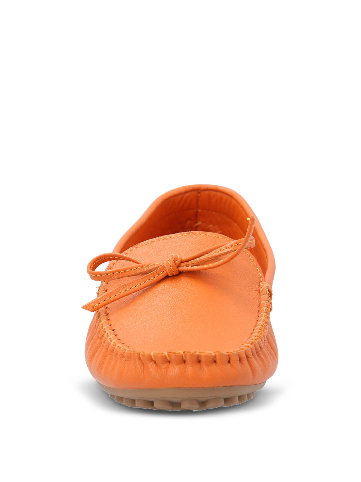 Mocasin Cuero Mujer Tado Naranjo Hush Puppies | Hush Puppies