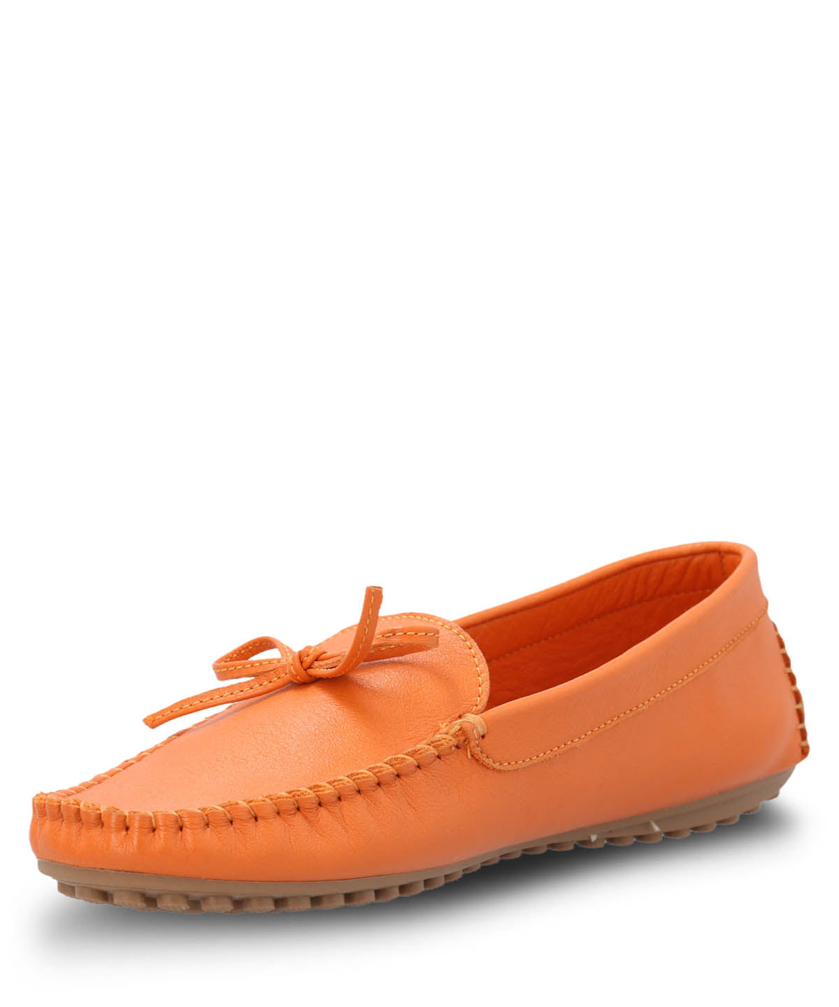Mocasin Cuero Mujer Tado Naranjo Hush Puppies | Hush Puppies
