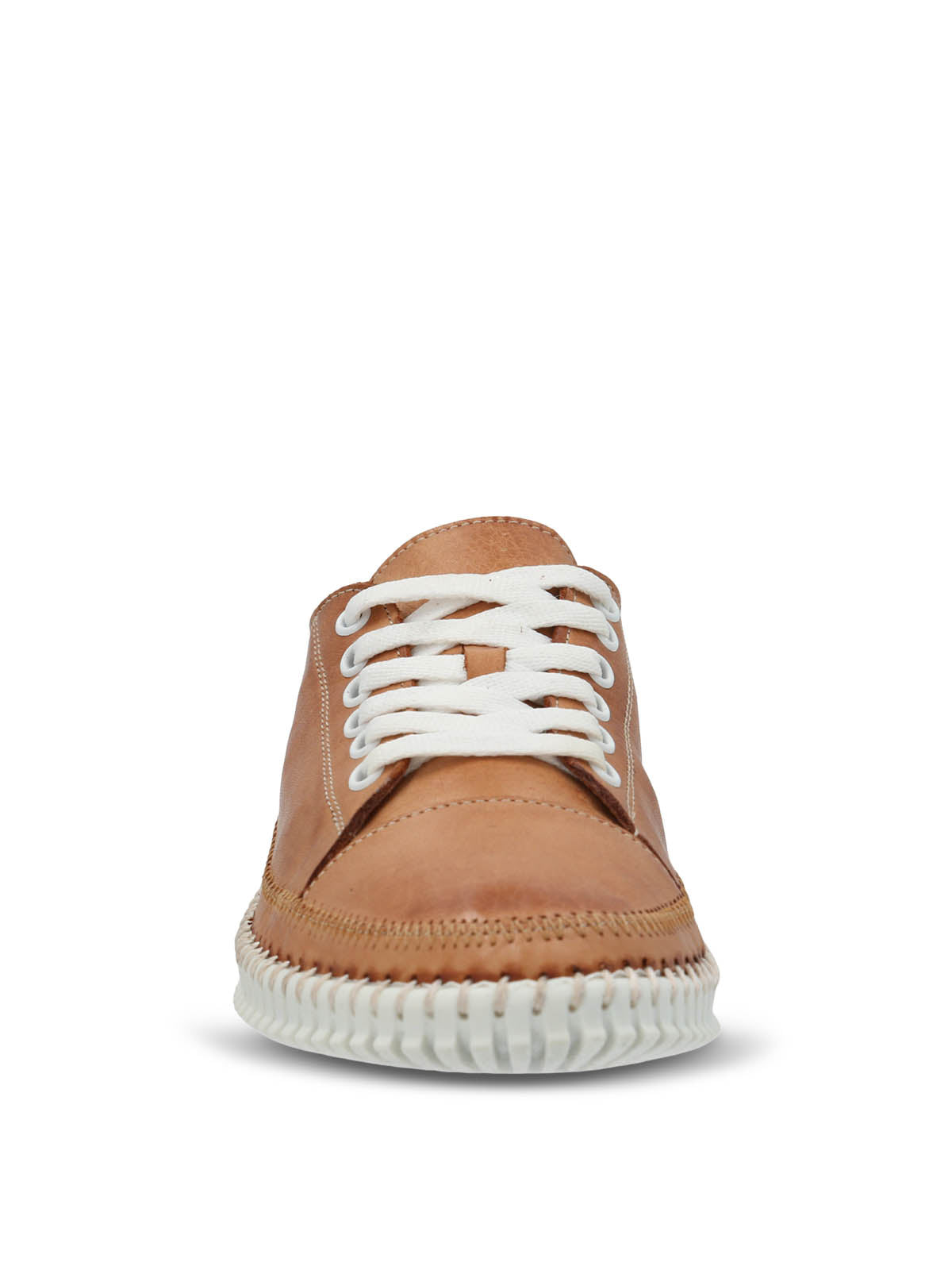 Zapatilla Mujer Cuero Petals Café