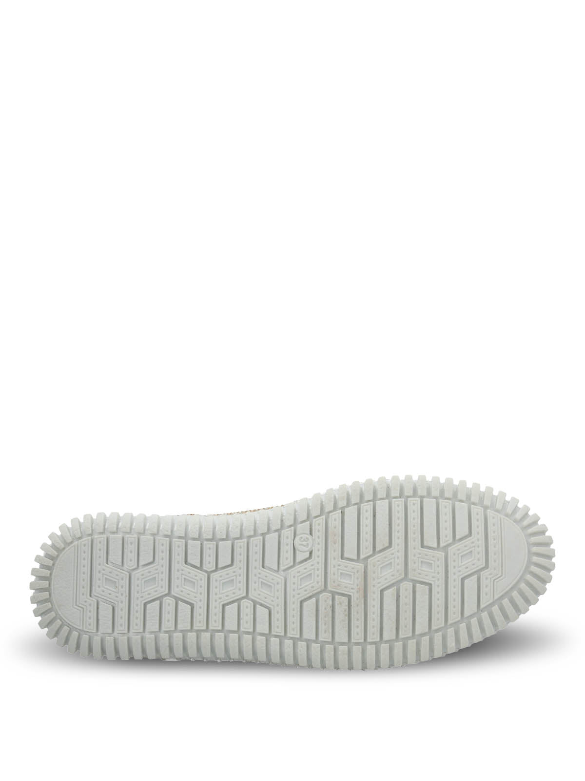 Zapatilla Mujer Cuero Petals Metalizada