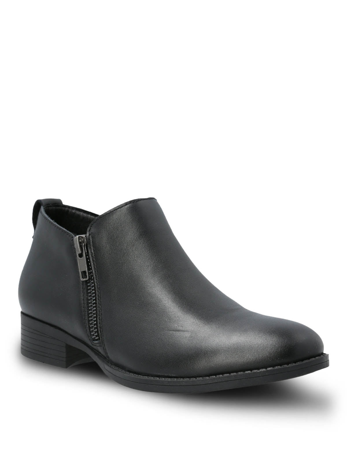 Zapato Cuero Mujer Leiden Negro Hush Puppies