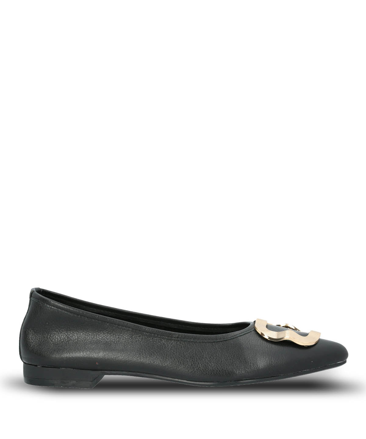 Ballerina Vesitr Mujer Cuero Kenzie Negra Hush Puppies