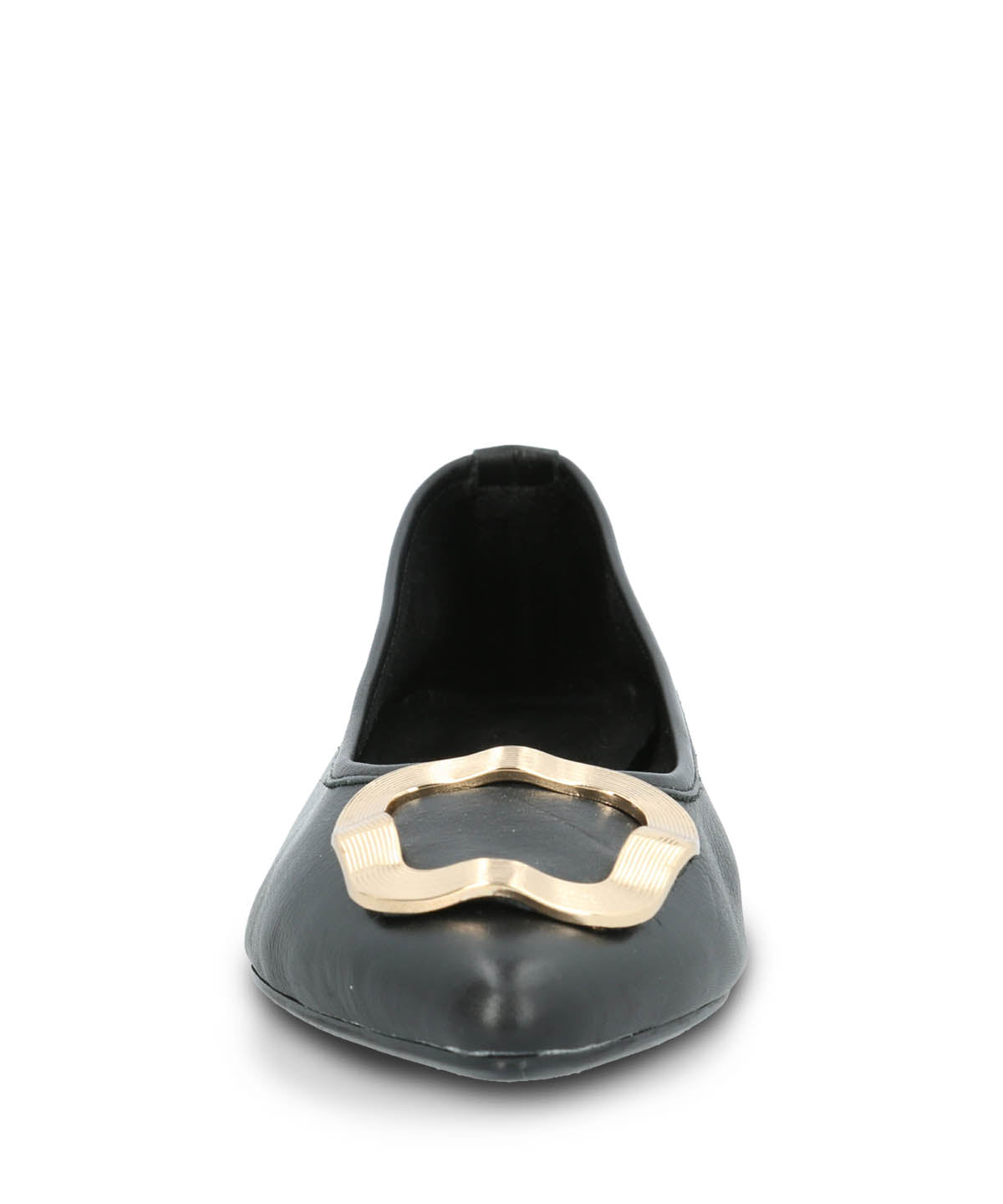 Ballerina Vesitr Mujer Cuero Kenzie Negra Hush Puppies