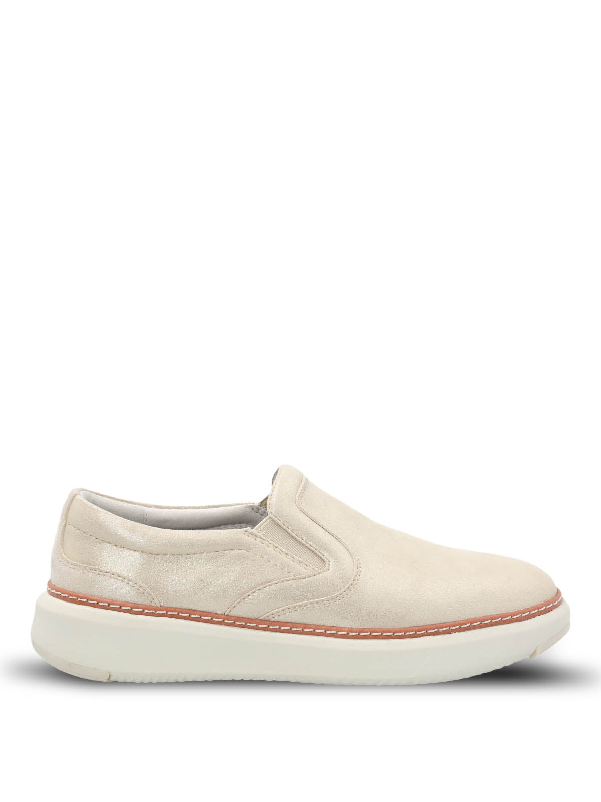 Slip On Mujer Cuero Lite G Metalizado Hush Puppies