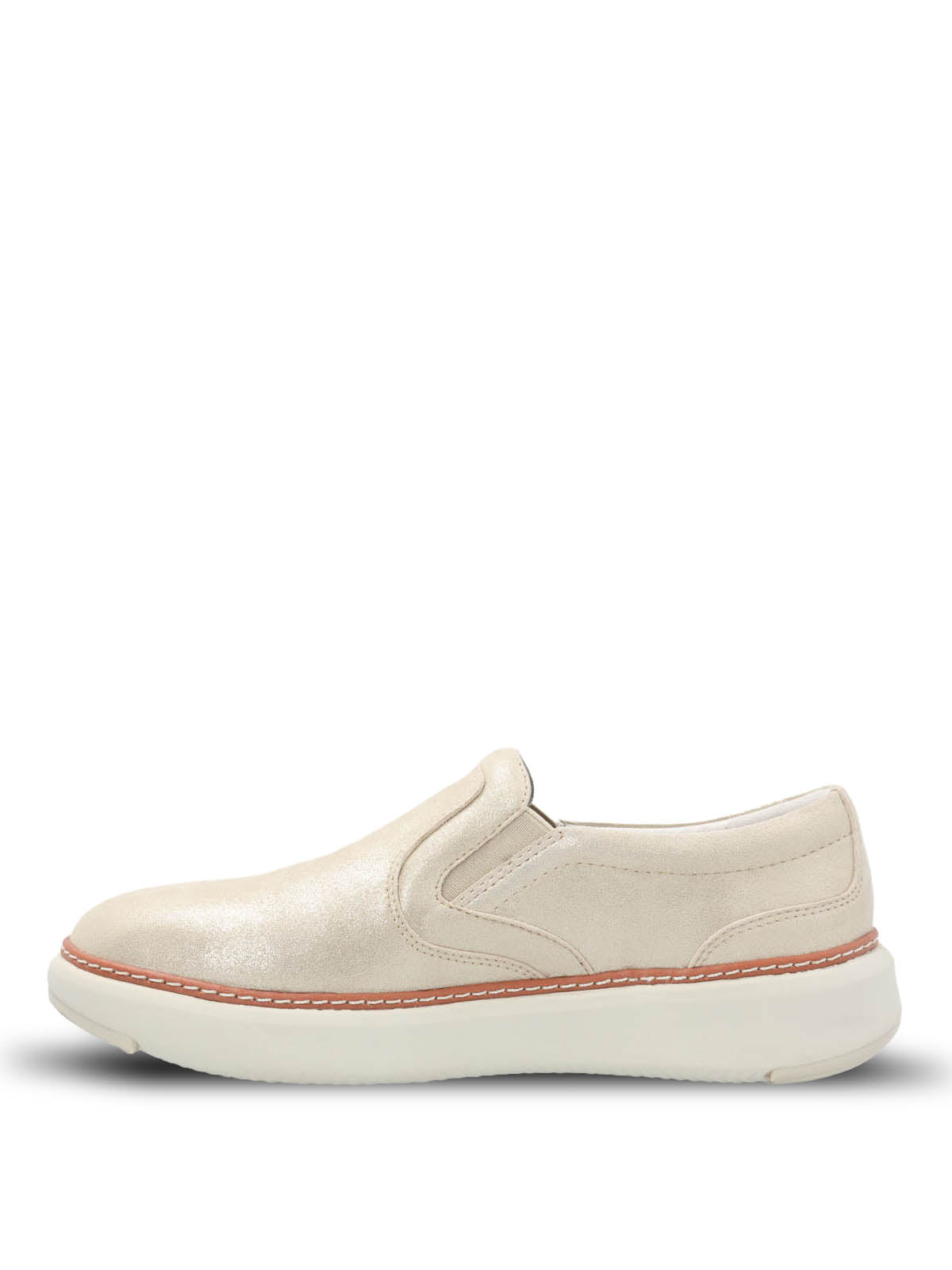 Slip On Mujer Cuero Lite G Metalizado Hush Puppies
