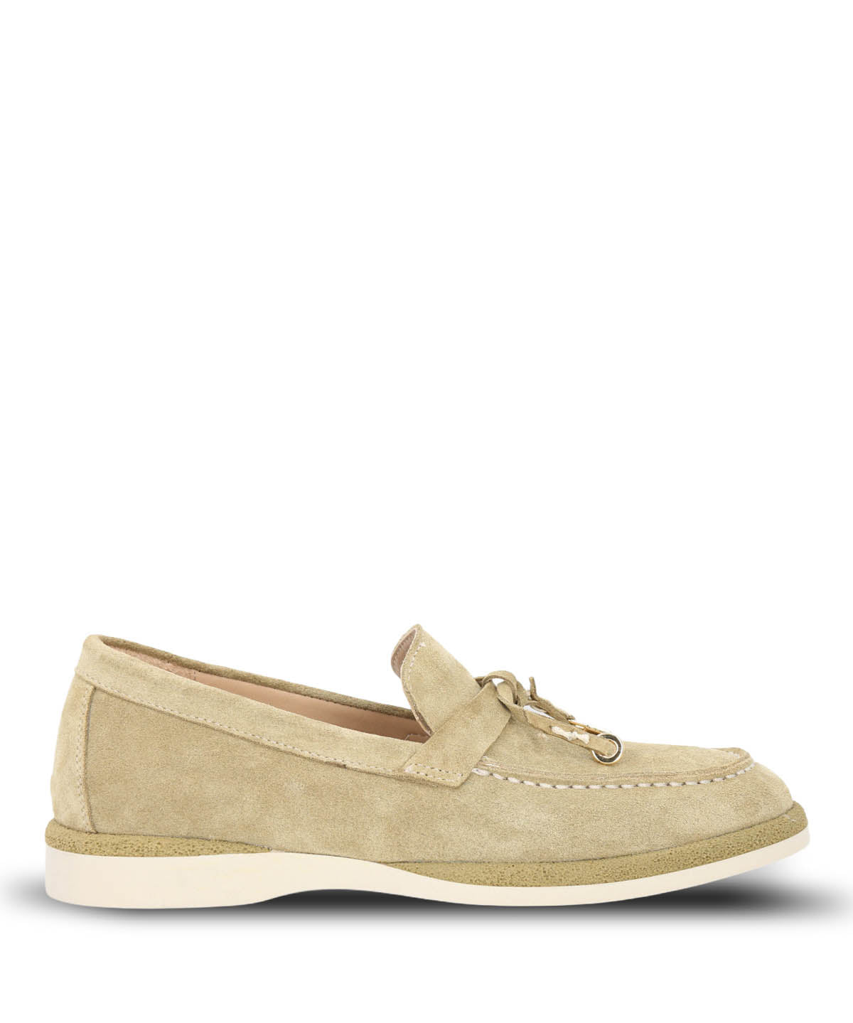 Mocasin Mujer  Cuero Margott Verde