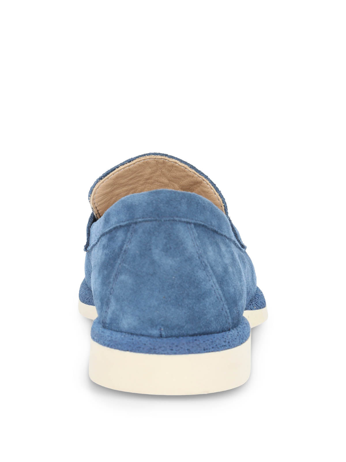 Mocasin Mujer Cuero Margott Azul