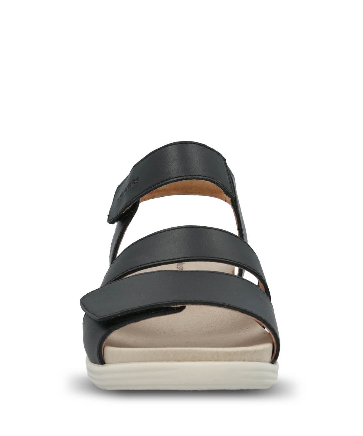Sandalia Cuero Mujer Lorry Multi Strap Negra Hush Puppies | Hush Puppies