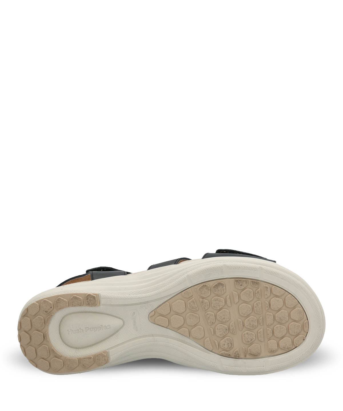 Sandalia Cuero Mujer Lorry Multi Strap Negra Hush Puppies | Hush Puppies