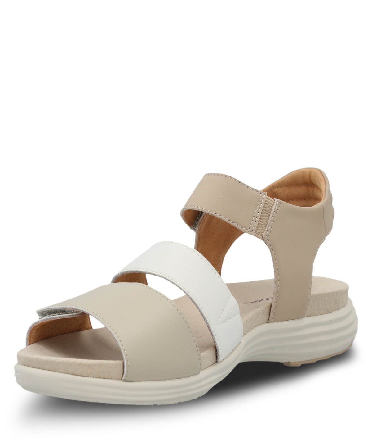 Sandaliacuero Lorry Mujer Multi Strap Beige Hush Puppies