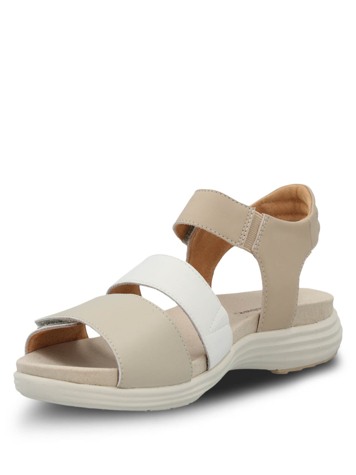 Sandaliacuero Lorry Mujer Multi Strap Beige Hush Puppies