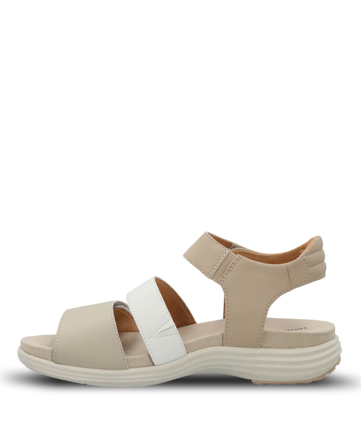 Sandaliacuero Lorry Mujer Multi Strap Beige Hush Puppies