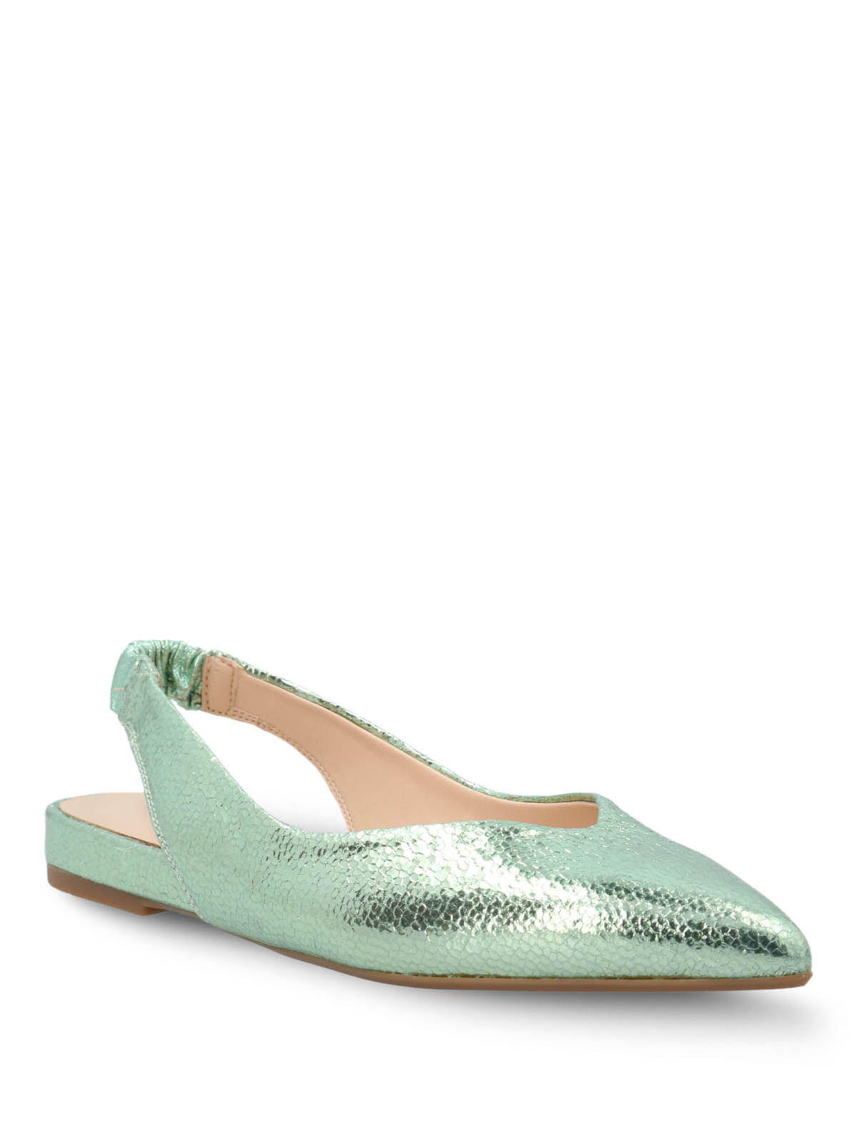 Ballerina Vestir Mujer Cuero Carmin Verde Hush Puppies