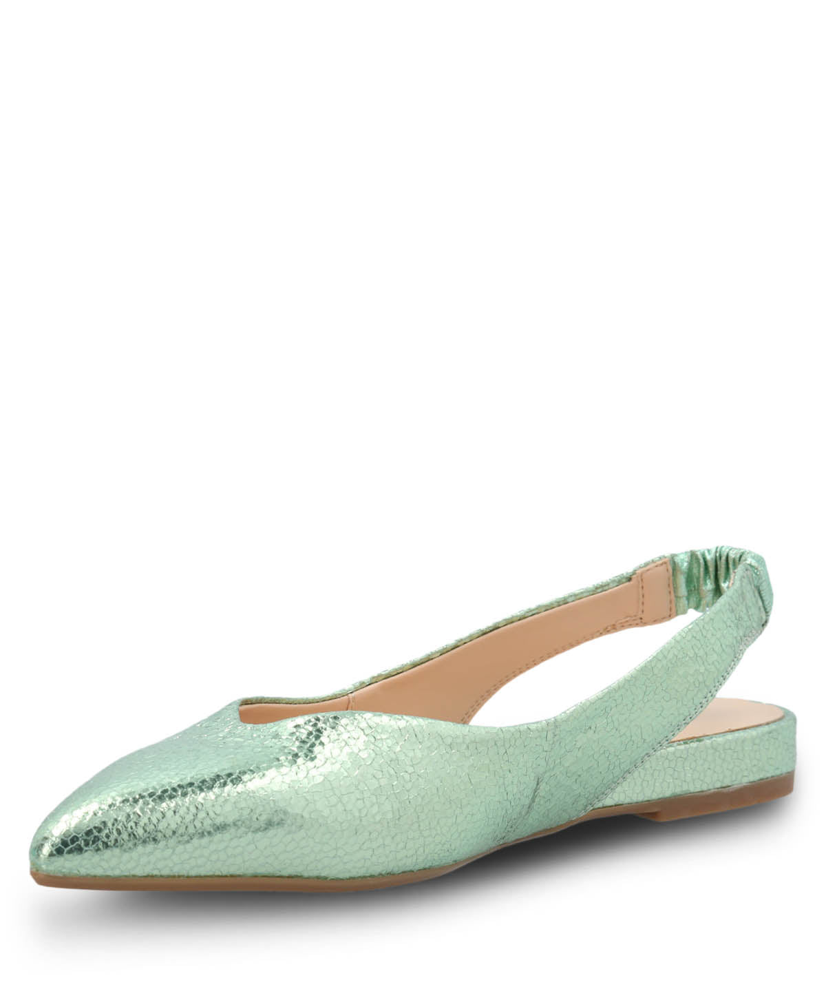 Ballerina Vestir Mujer Cuero Carmin Verde Hush Puppies