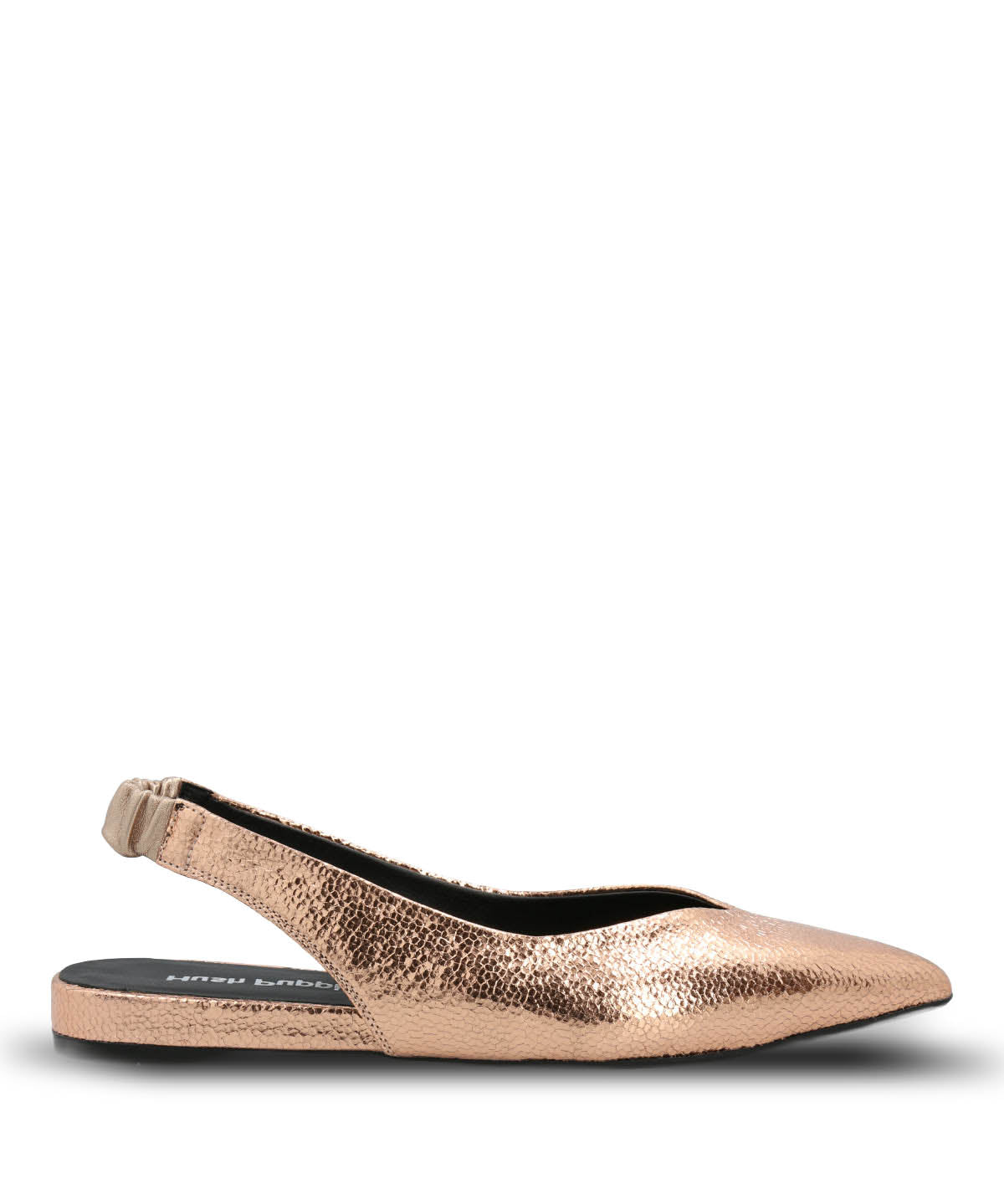 Ballerina Vestir Mujer Cuero Carmin Metalizada Hush Puppies