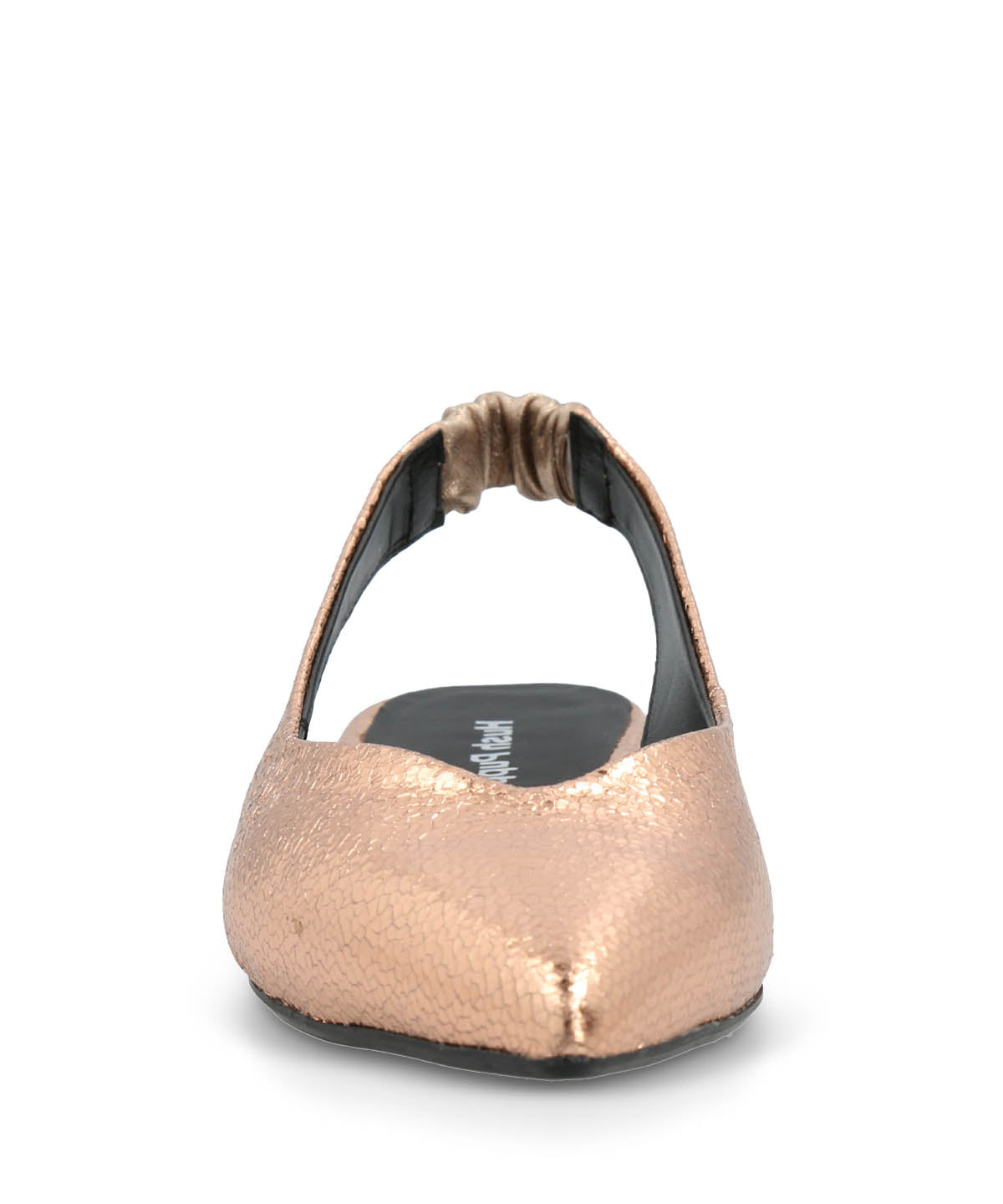 Ballerina Vestir Mujer Cuero Carmin Metalizada Hush Puppies