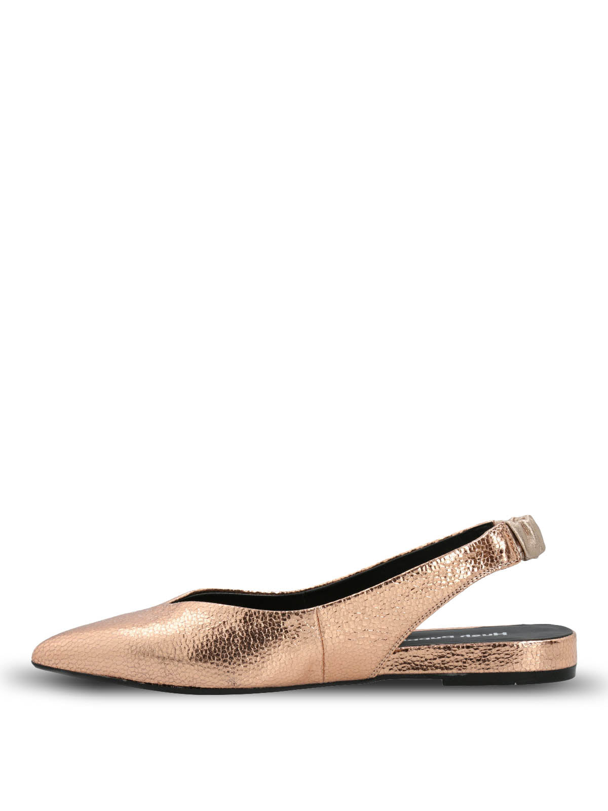 Ballerina Vestir Mujer Cuero Carmin Metalizada Hush Puppies