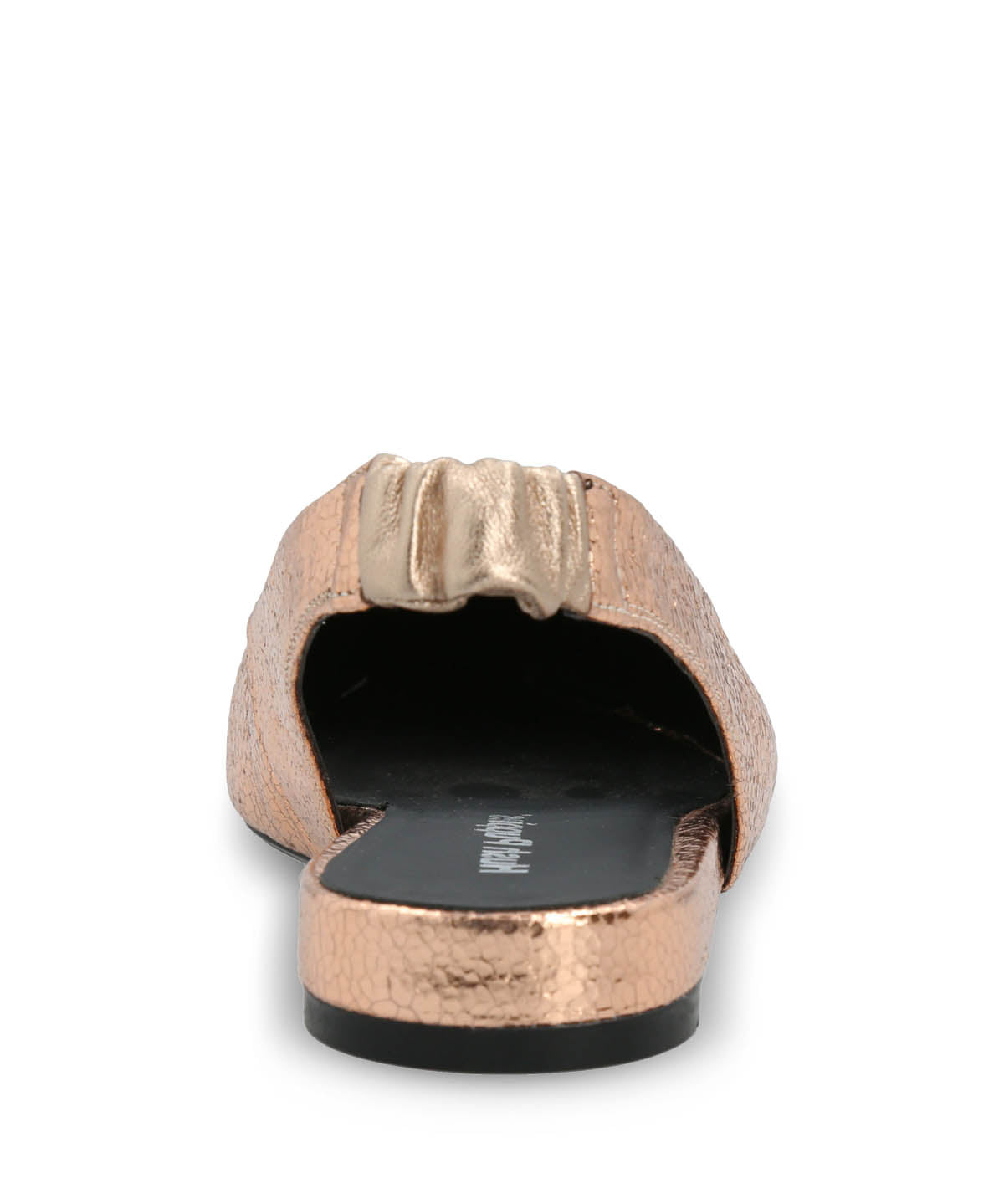Ballerina Vestir Mujer Cuero Carmin Metalizada Hush Puppies