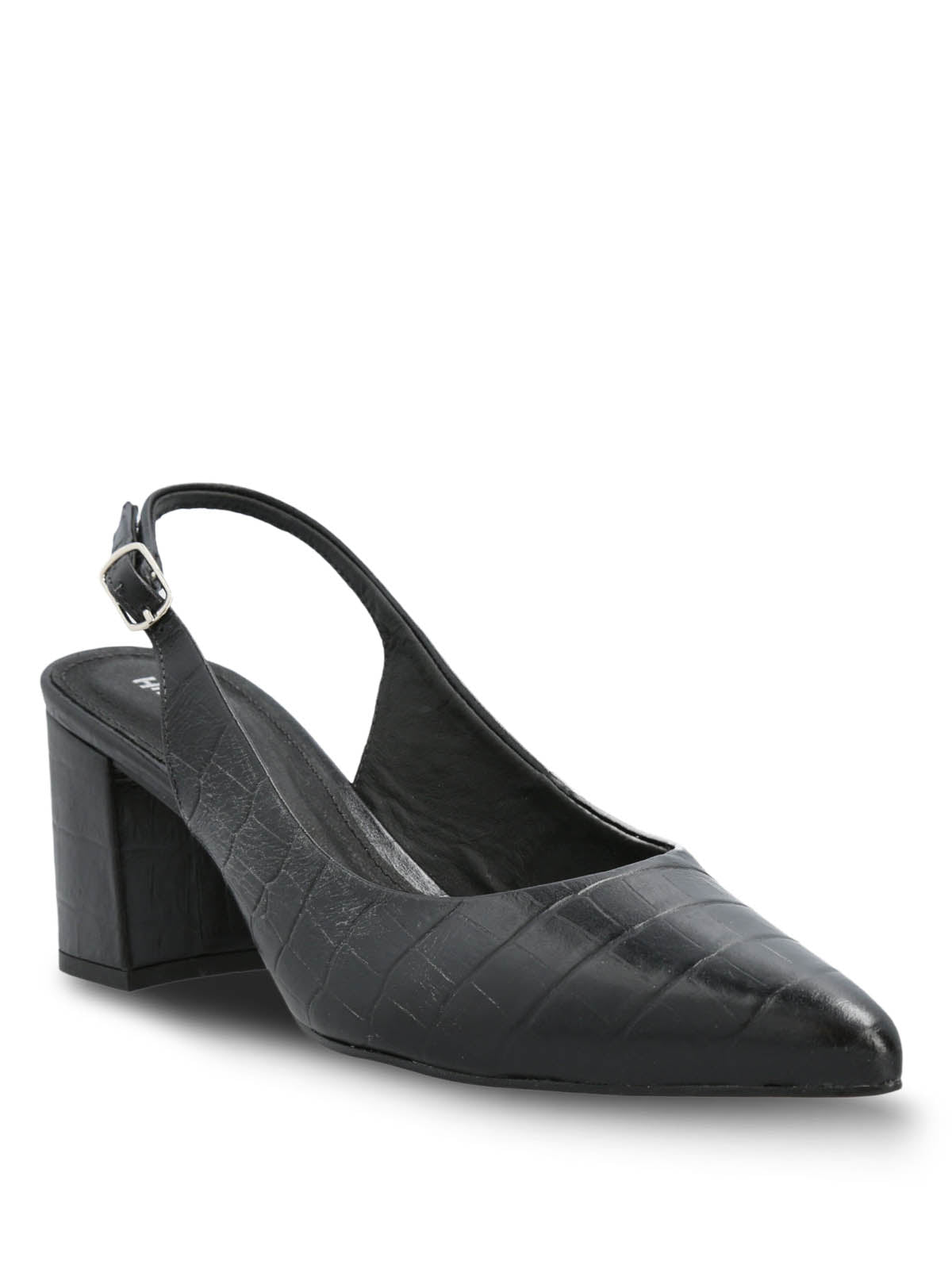 Zapato Vestir Mujer Cuero Debbia Negro Hush Puppies