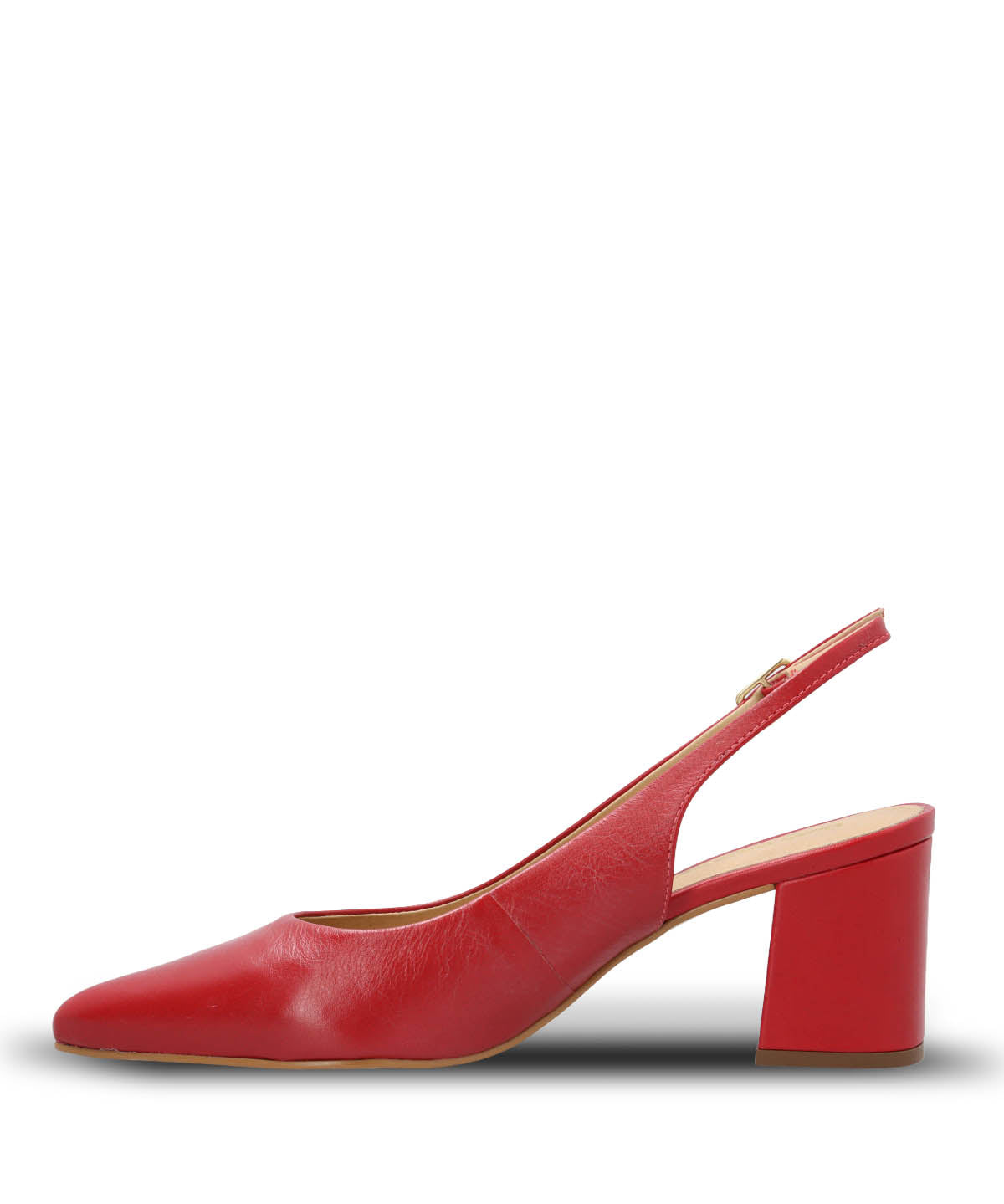 Zapato Vestir Mujer Cuero Debbia Rojo Hush Puppies