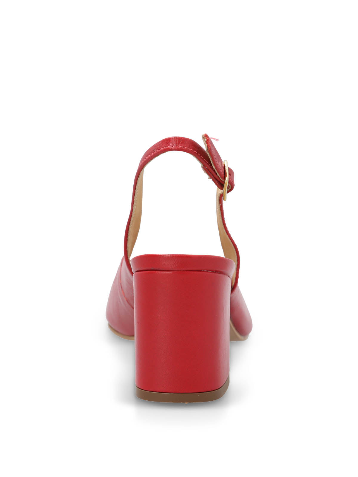 Zapato Vestir Mujer Cuero Debbia Rojo Hush Puppies