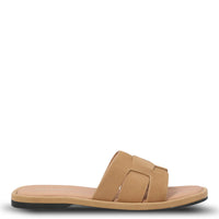 Sandalia Cuero Mujer Antibes Café Hush Puppies | Hush Puppies