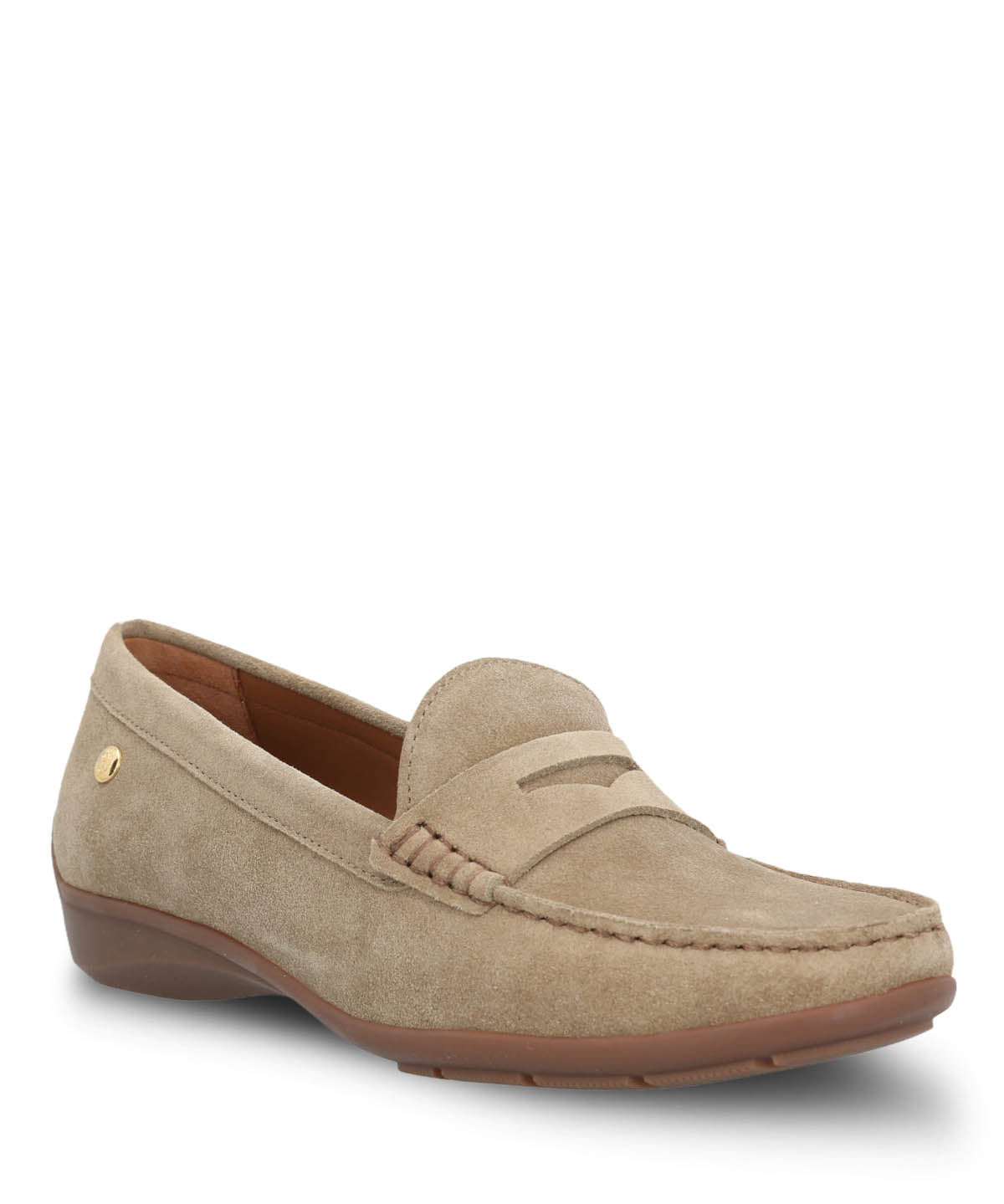 Mocasin Cuero Mujer Natalia Ii Verde Hush Puppies