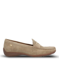 Mocasin Cuero Mujer Natalia Ii Verde Hush Puppies