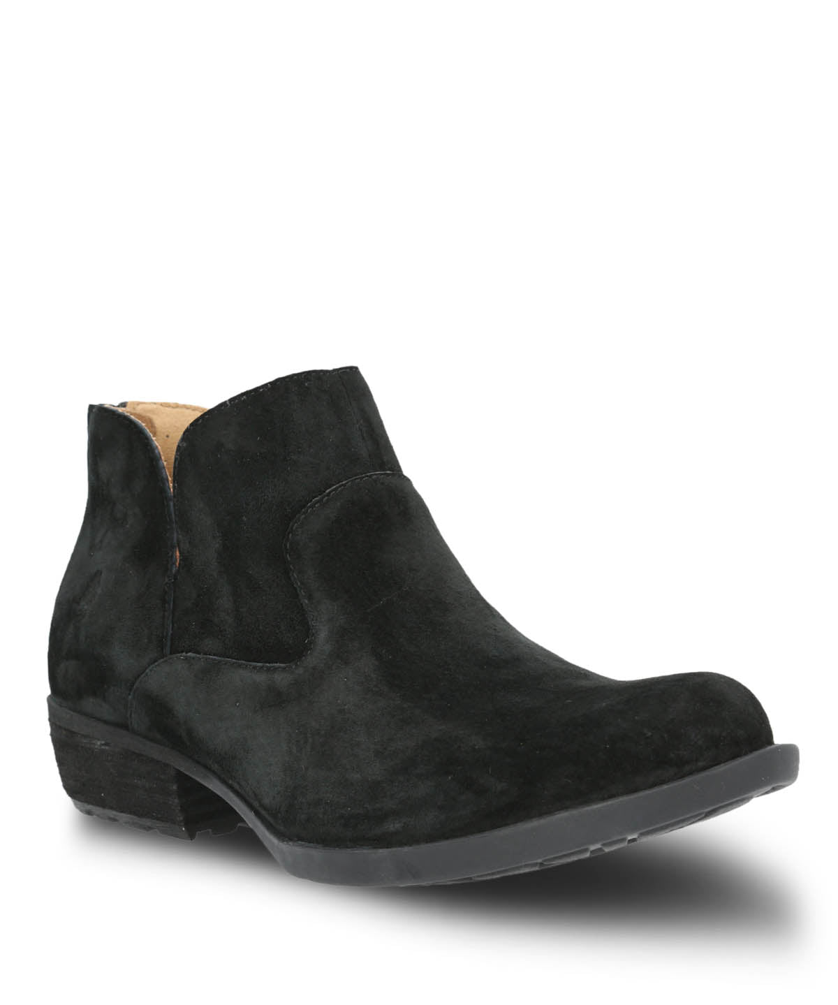 Botin Cuero Mujer Lovaina Negro Hush Puppies