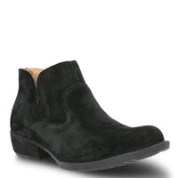 Botin Cuero Mujer Lovaina Negro Hush Puppies