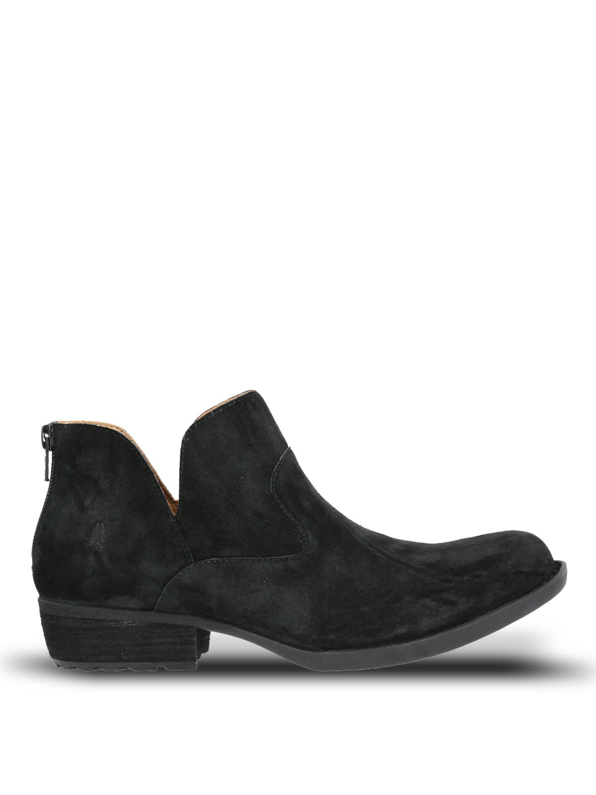 Botin Cuero Mujer Lovaina Negro Hush Puppies