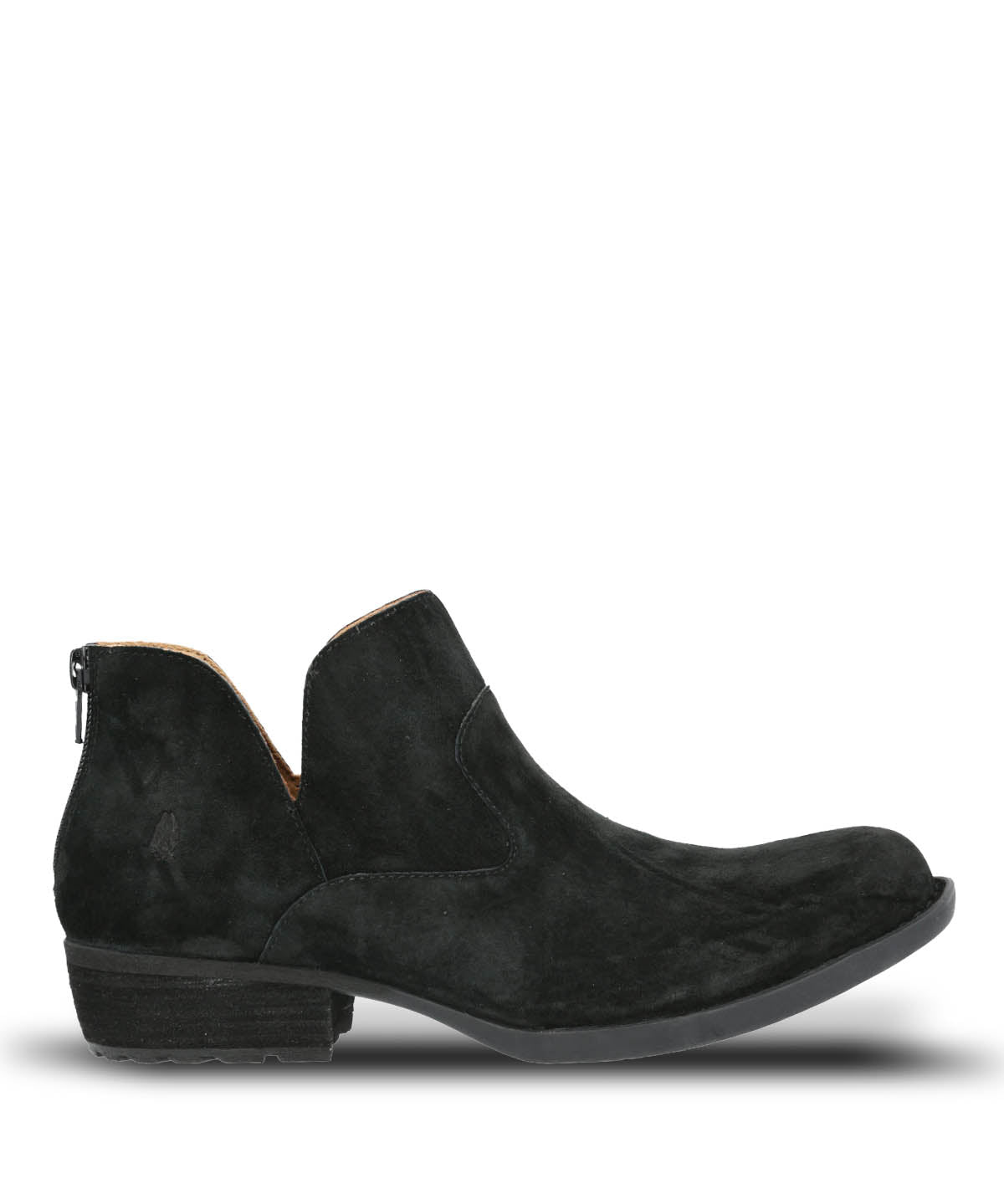Botin Cuero Mujer Lovaina Negro Hush Puppies