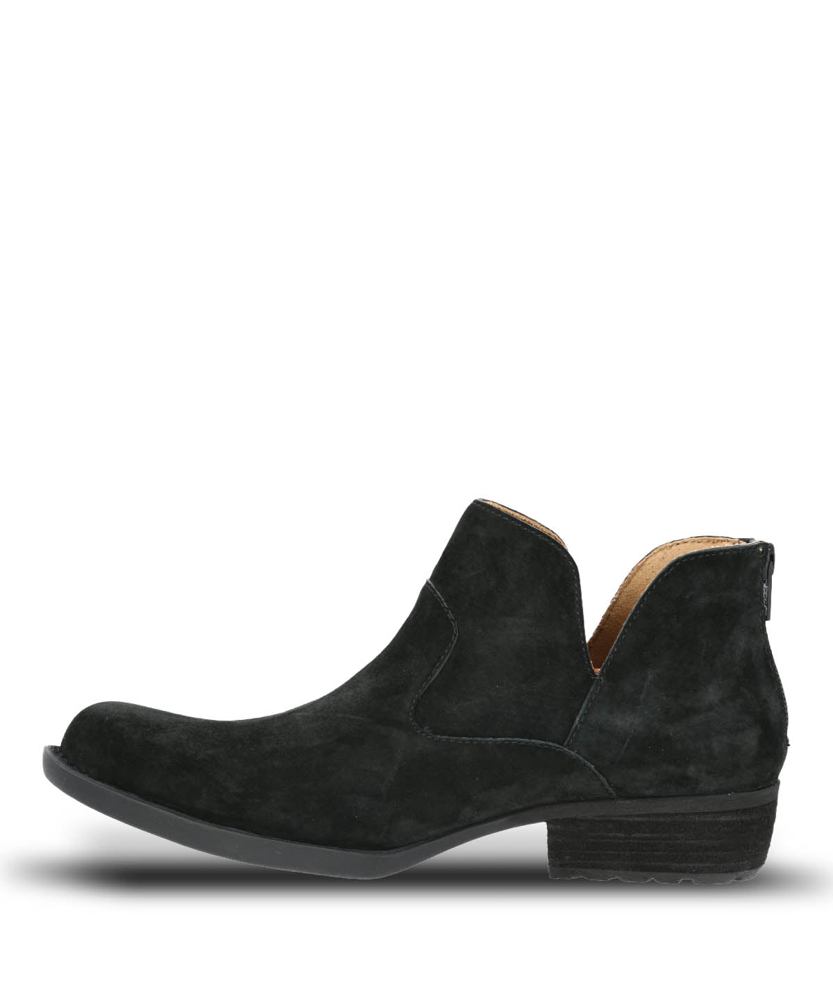 Botin Cuero Mujer Lovaina Negro Hush Puppies