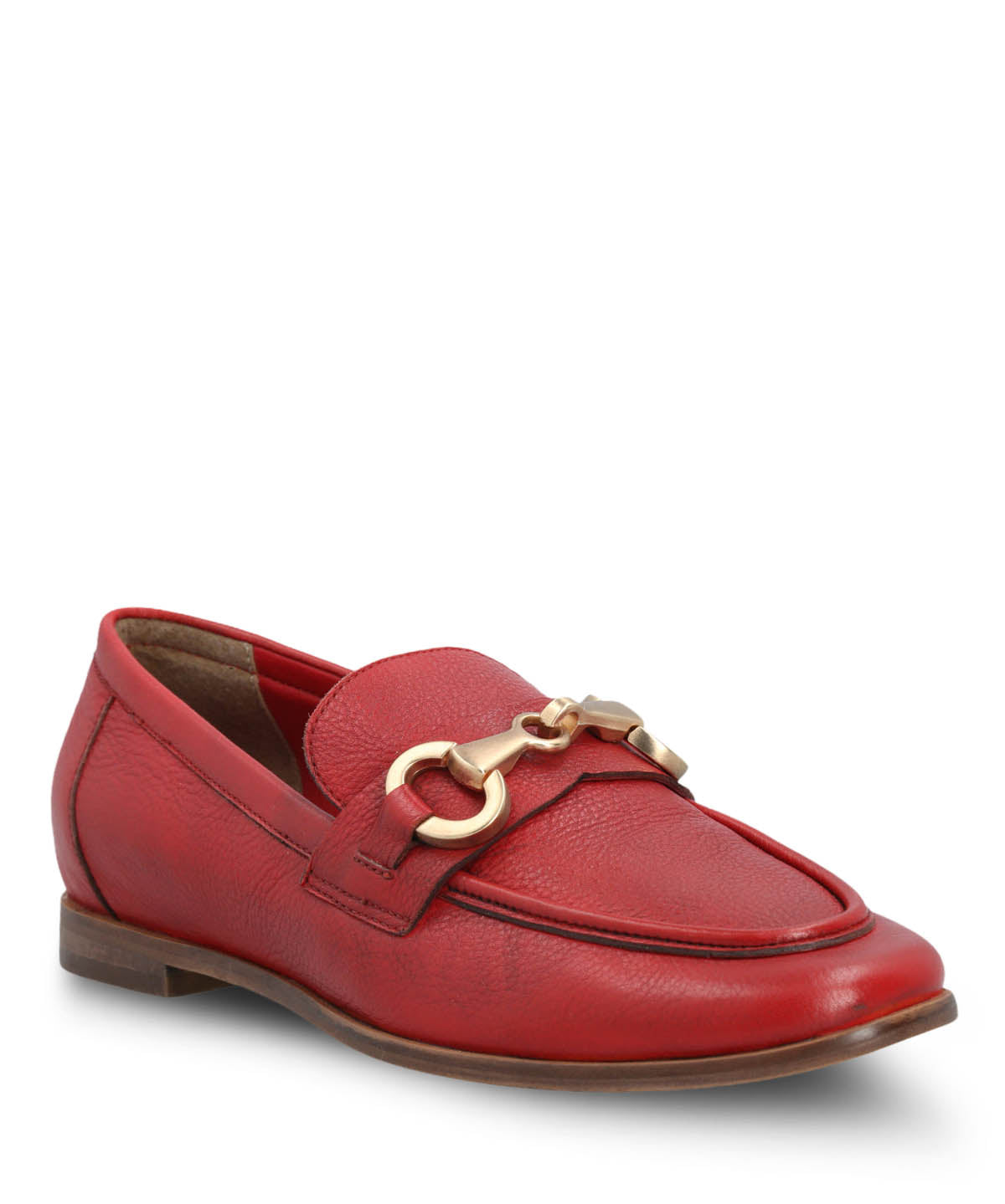 Mocasin Cuero Mujer Poplin Rojo Hush Puppies | Hush Puppies