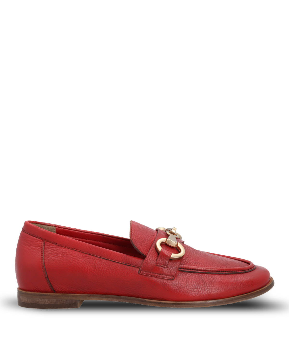 Mocasin Cuero Mujer Poplin Rojo Hush Puppies | Hush Puppies