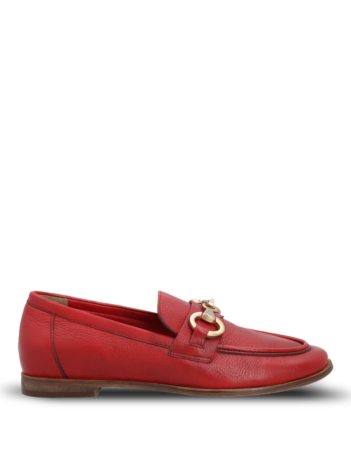 Mocasin Cuero Mujer Poplin Rojo Hush Puppies | Hush Puppies