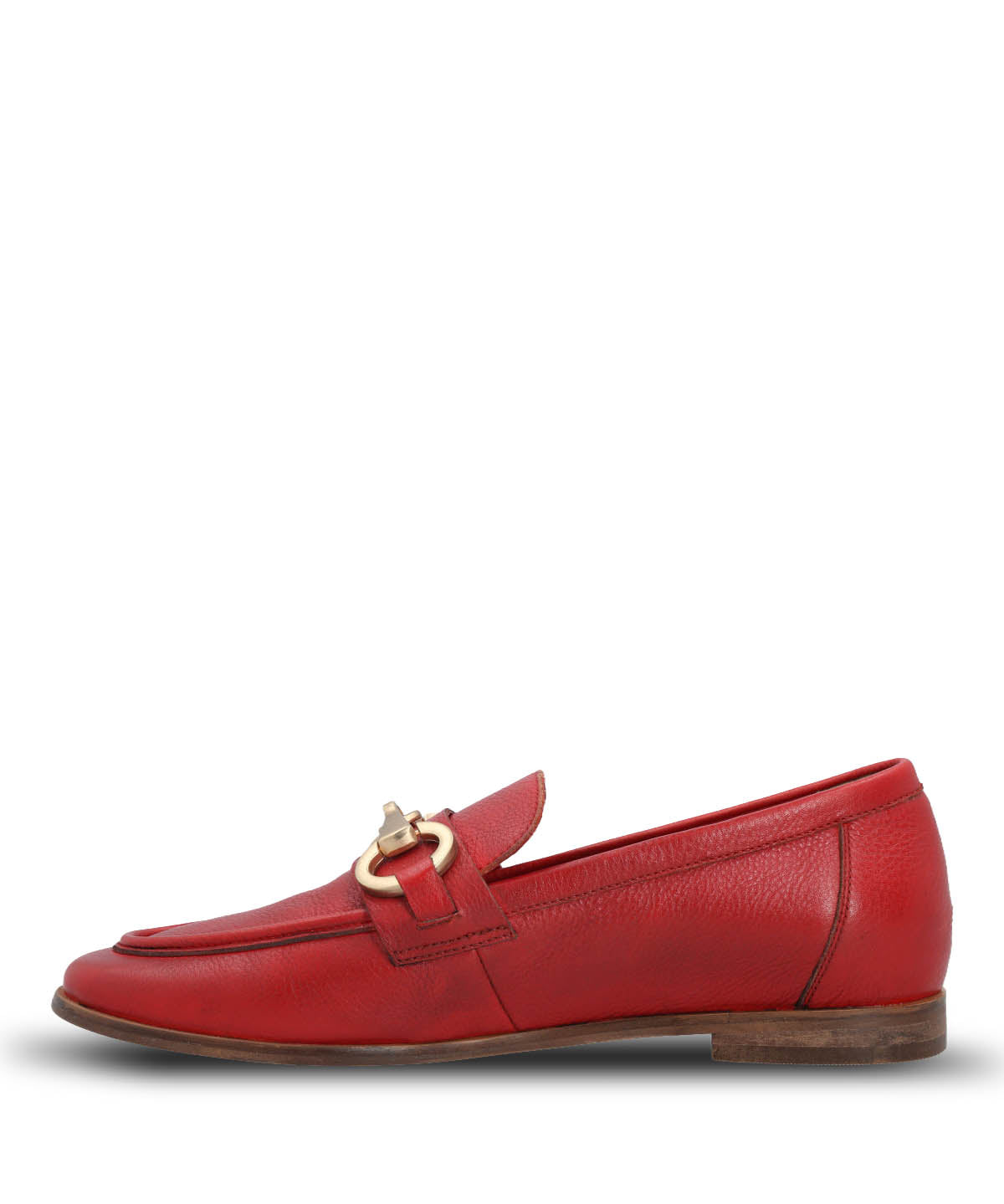Mocasin Cuero Mujer Poplin Rojo Hush Puppies | Hush Puppies