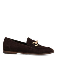 Mocasin Cuero Mujer Poplin Café Hush Puppies