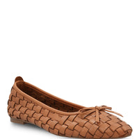 Ballerina Cuero Mujer Gianni Café Hush Puppies